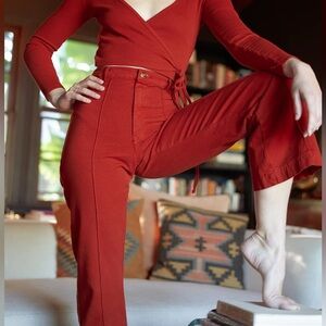 Big Bud Press Western Pants in Paprika